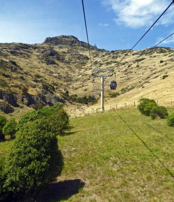 Riding the Christchurch Gondola, NZ