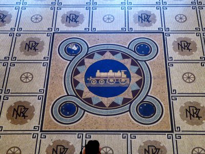 More than 725,000 Porcelain squares from Royal Doulton were used in the Dunedin Railway Station Floor