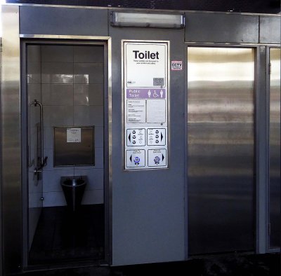 Automated 'super-loos' give you 10 minutes to use the bathroom