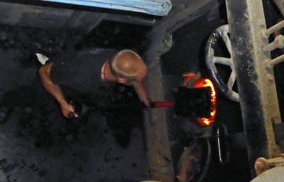 Shoveling Coal on the Steamship TSS Earnslaw