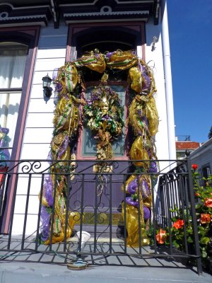 Mardi Gras Doorway