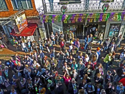 Monday afternoon on Bourbon St