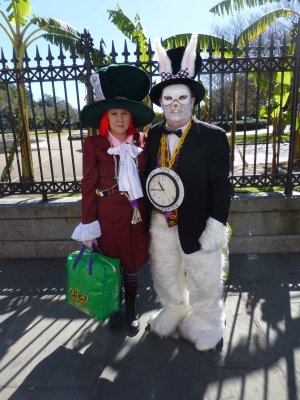 Great Looking Mad Hatter and White Rabbit