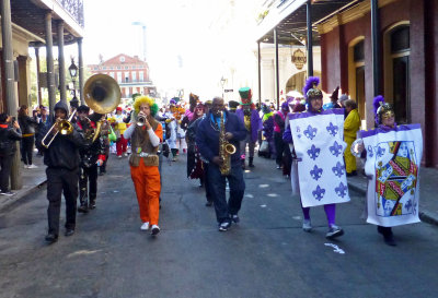 Treme Brass Band & Card Soldiers in the Lead