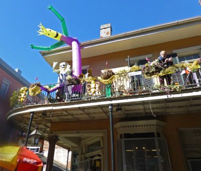 Mardi Gras Balcony on KOE Parade Route