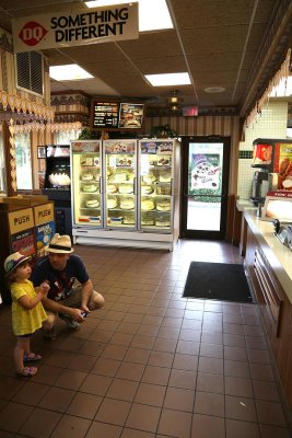 Decisions, decisions....at Dairy Queen.