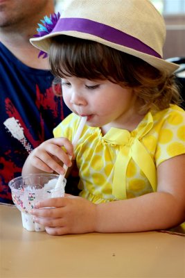 Another way to enjoy ice cream.