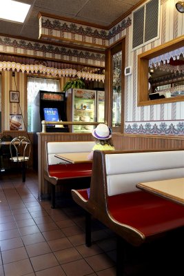 Have to try sitting at every table.