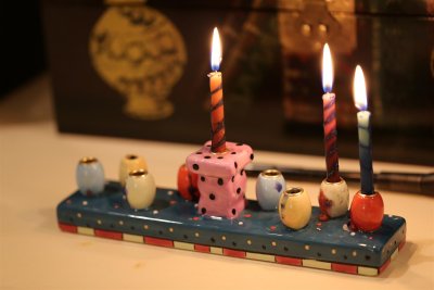 Hanukkah candles