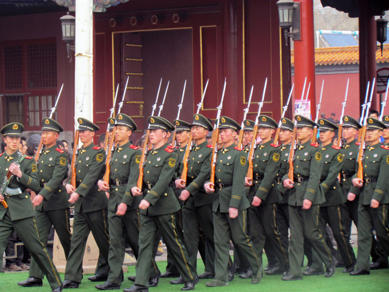 Tianamen Square and a Neighbouring Hutong