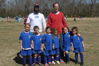 Libby's 1st Soccer Game, Feb 2014