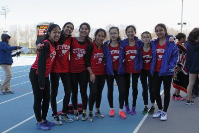 Stuyvesant High School Track Hornet Relays Icahn Stadium 2016-03-26