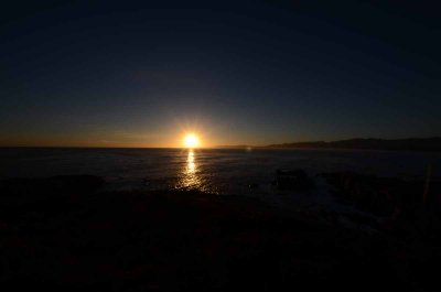 SUNSET IN FRONT OF THE CLIFF LODGE