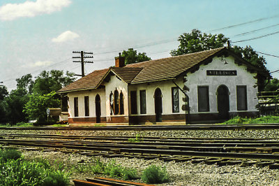 This was taken in July 1981 towards the end of it life. While the station may not be there, there are still many memories of the activities that took place here.
An image may be purchased at http://edward-peterson.artistwebsites.com/featured/villisca-train-depot-edward-peterson.html