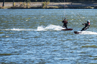 Not once did the wires get crossed!  Probably because I was on shore with the camera and not on a board.