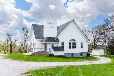 Wheeler Grove Church is located in southwest Iowa off of highway 92. The church was named after Silas Wheeler and this is the second church as the first church was located across the road in the center of the current cemetery.

An image may be purchased at http://edward-peterson.pixels.com/featured/wheeler-grove-church-edward-peterson.html