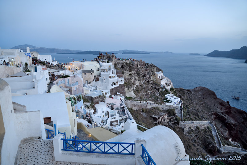 Oia blue hour