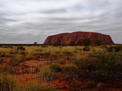 Uluru day after the rain