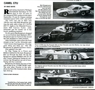 February 1985 issue of VW & PORSCHE 
