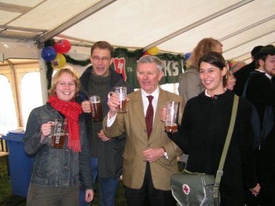 Our buddy Simon and some other German students with the Ambassador.