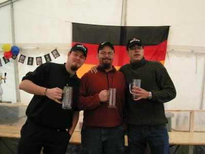 Uli, me, and Simon.