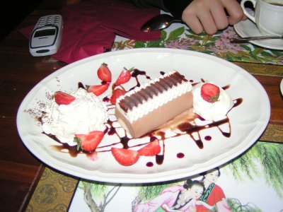 One of the greatest desserts I have ever had.
Expensive enough that Liz and I had to split it, though.
