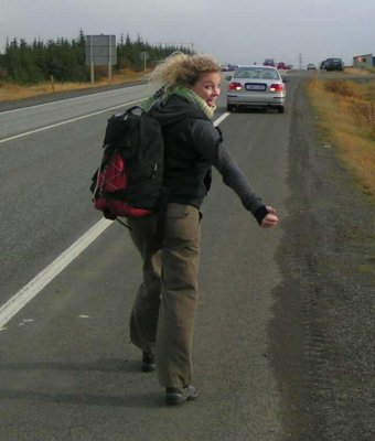 Hitchhiking Iceland