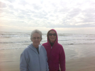 Margo and Karen on Beach