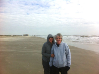 Patty and Margo on Beach