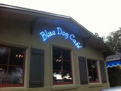 Blue Dog in Lafayette, LA.