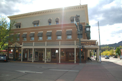 Just down the street