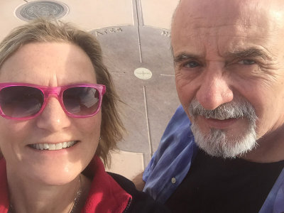 A selfie at Four Corners