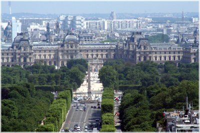 Paris - View from Top of Arc de Triomphe