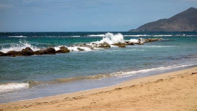 Waves on Rocks