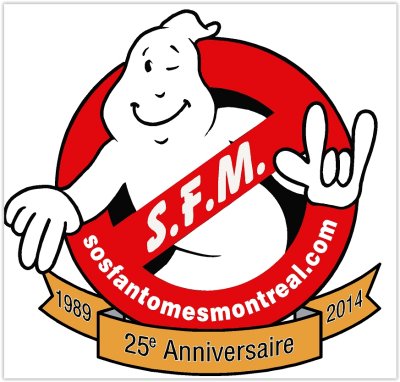 Merci ,thank you, sos fantomes montreal ghostbusters 25 ans/years