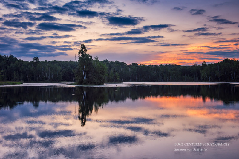 Sunset colors