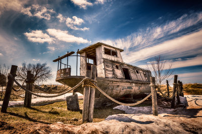 Old fishing boat