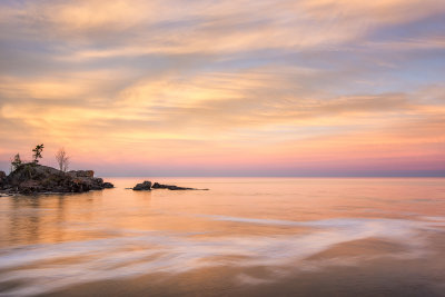 Lake Superior in pastel