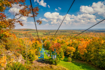Chairlift ride