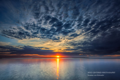 Sunset over Sand Island