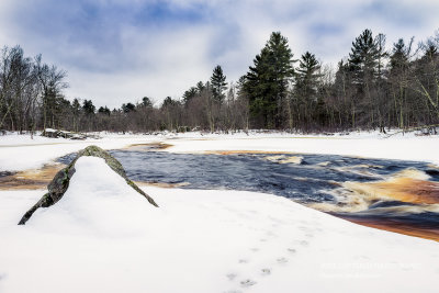 Winter day at the Flambeau River