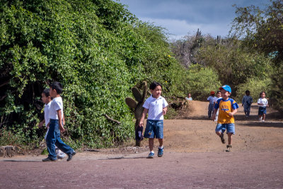 School Children in Puerto Ayora