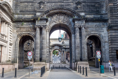Walking around Glasgow