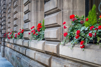 Walking around Glasgow