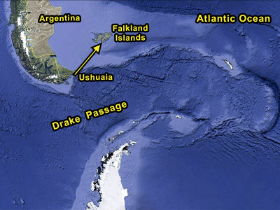 Ushuaia to the Falkland Islands