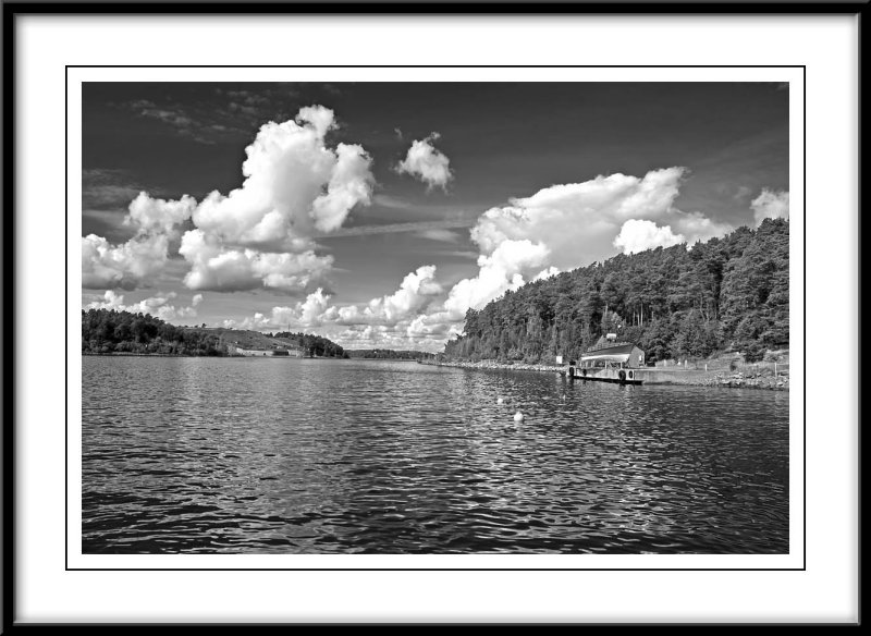 View from a ferry boat on the way to Vaxholm...