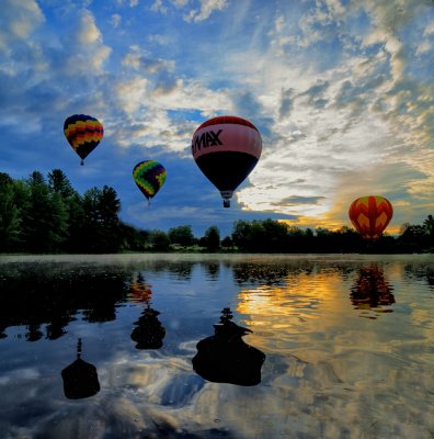 Hot air balloon festival Pittsfield NH