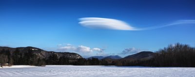 lenticular cloud North Conway NH