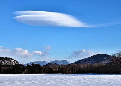 lenticular cloud North Conway NH