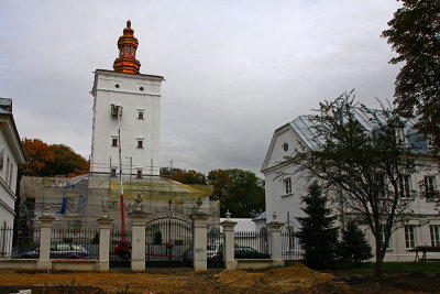 City Park and view on a Museum's of Southern Podlasie Tower